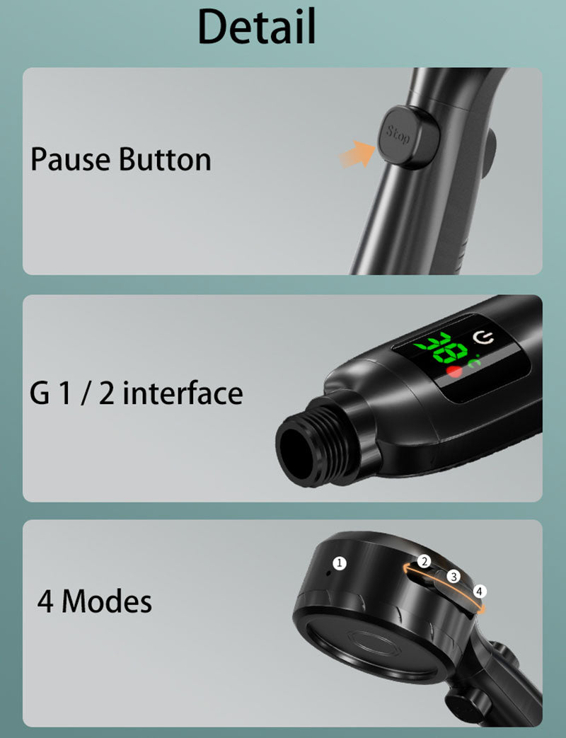 BowLift | Shower head with temperature display on sale