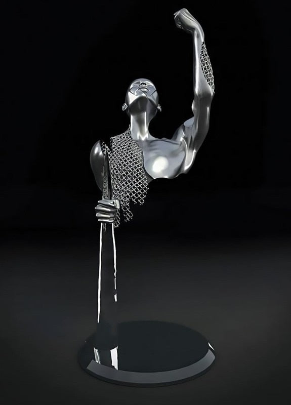 BowLift | Metal Figure Statues Styles Abstract Canvas Painting Couples Wall Art Love Sculpture Poster Print Home Decor Living Room Gifts