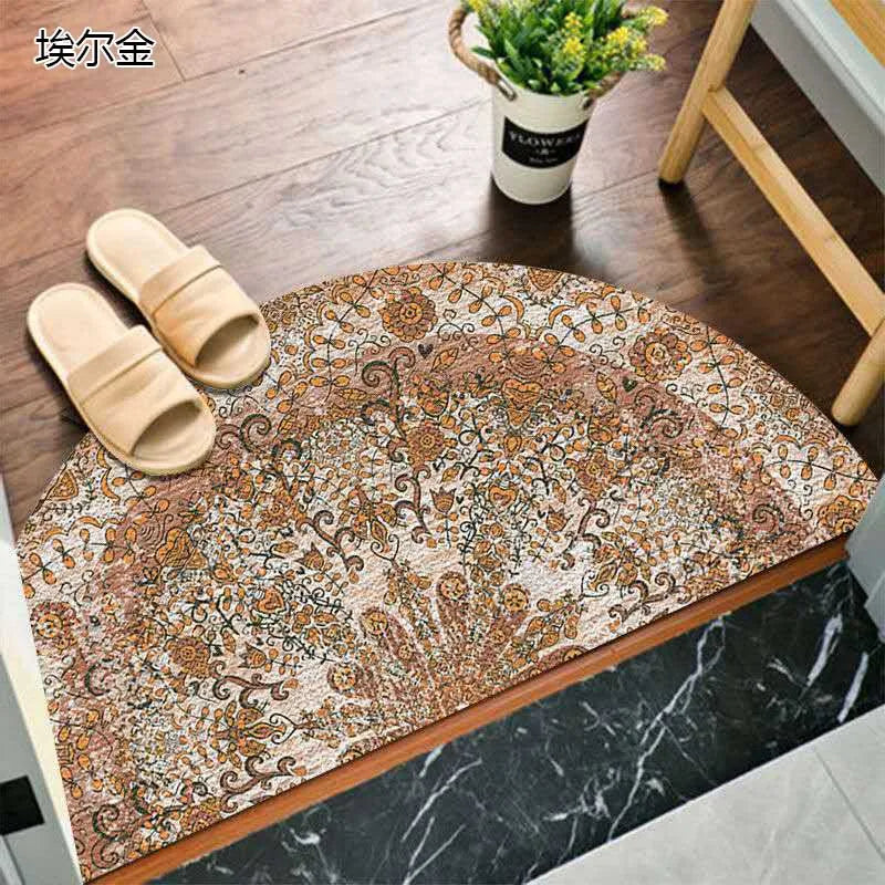 BowLift | Bohemian non-slip semicircular doormat