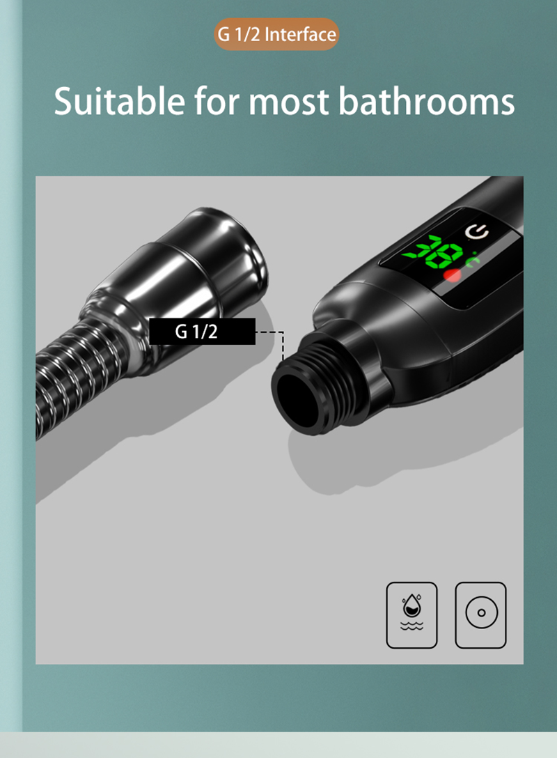 BowLift | Shower head with temperature display on sale