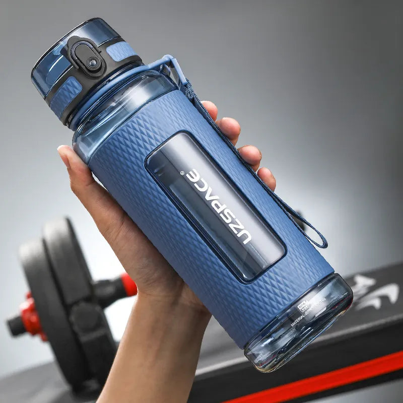 BowLift | UZSPACE Sport Water Bottles, BPA-free, portable, impact-resistant, leak-proof, large capacity, fitness water kettle, Tritan plastic drinking bottle