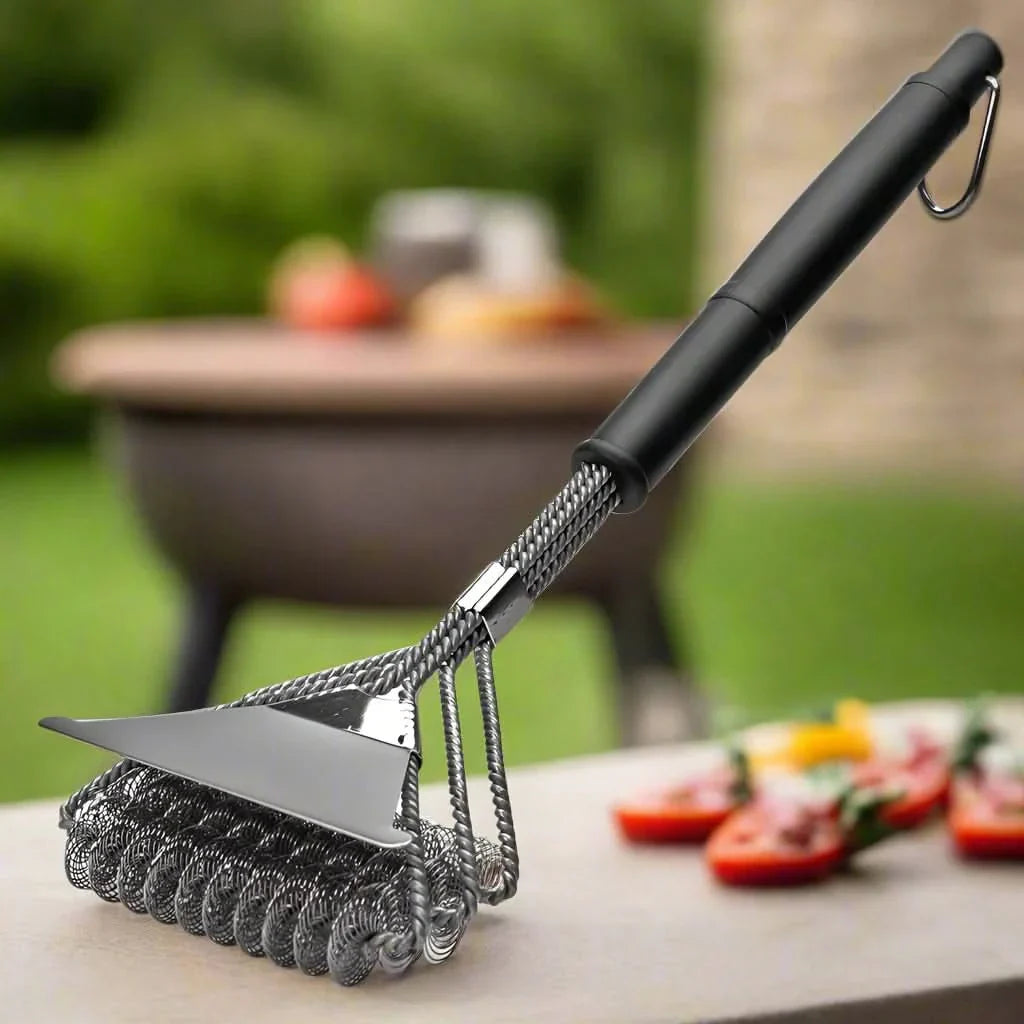 BowLift | GrillMaster Bristle-Free Brush – Safe & effective for all grill grates