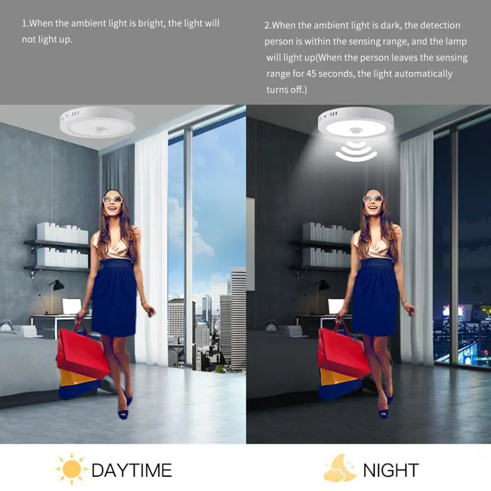 BowLift | Motion Sensor LED Ceiling Lights – Smart Lighting for Your Home