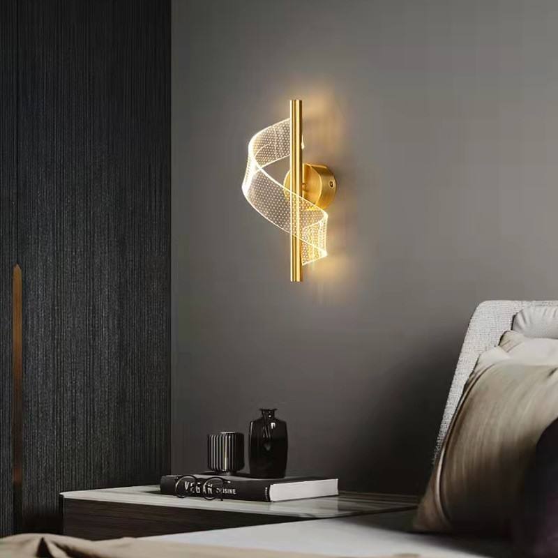 BowLift | Luxury Glass Wall Lamp with Candle Holder
