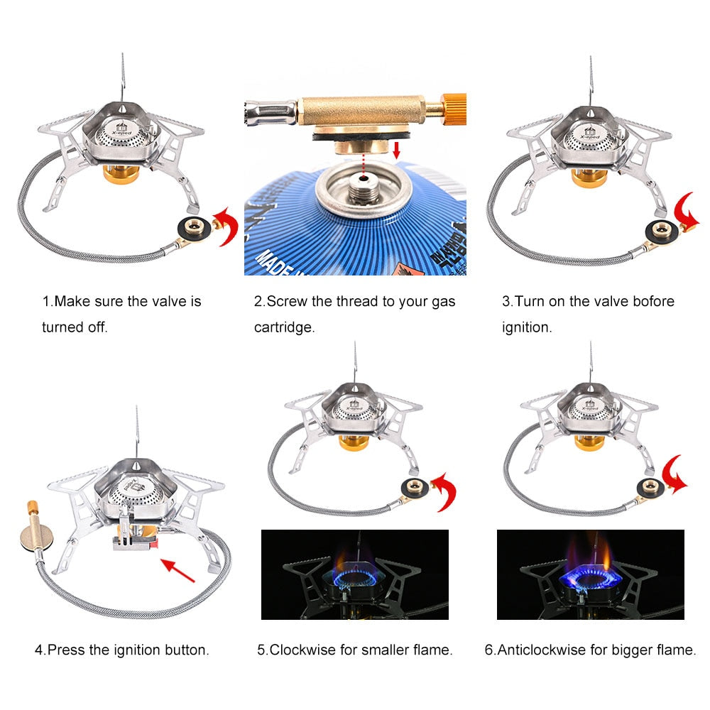 BowLift | Windproof Outdoor Camping Gas Stove