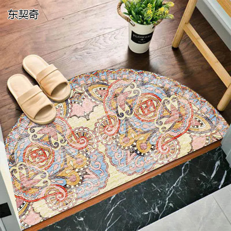 BowLift | Bohemian non-slip semicircular doormat