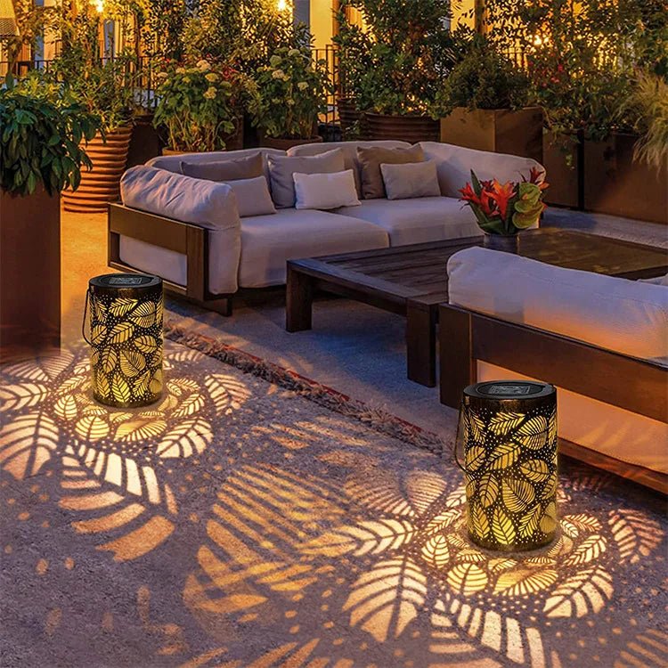 BowLift | Glowing Leaf Lantern | Elegant Solar Garden Light
