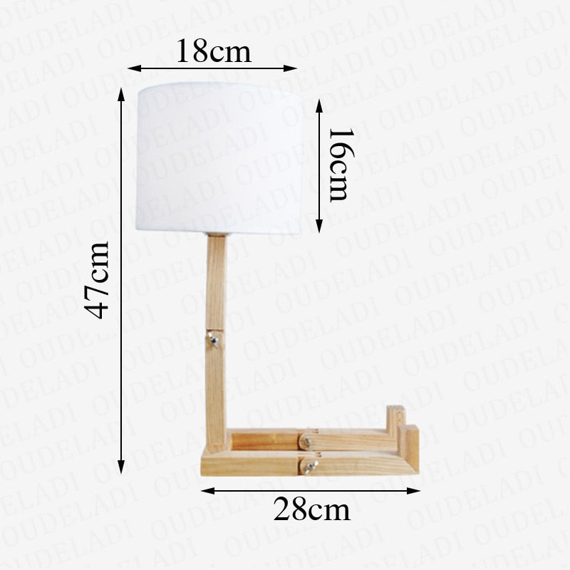 BowLift | Robot Form Wood Table Lamp