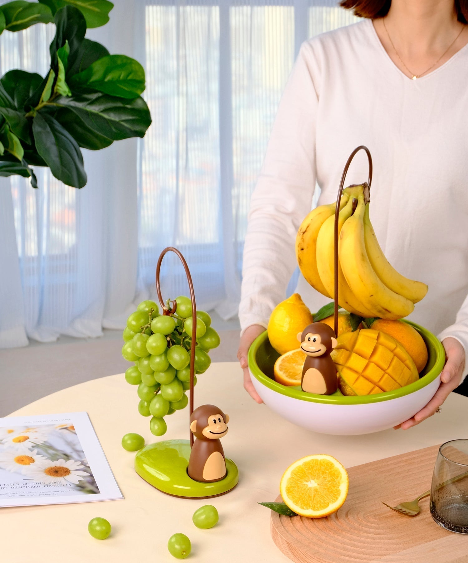 BowLift | Monkey Shape Kitchen Banana Hanger Stand