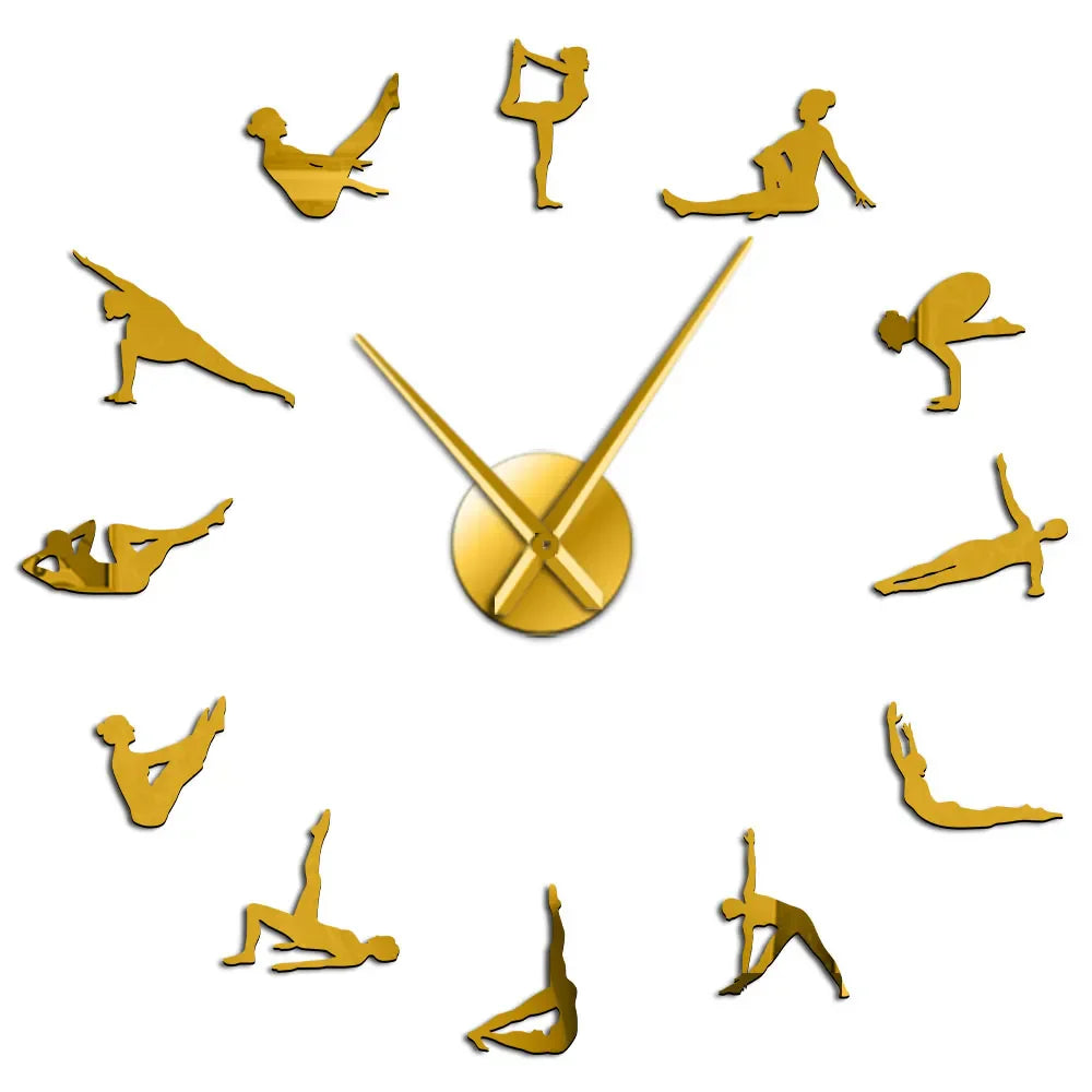 BowLift | Pilates Poses DIY Wall Clock