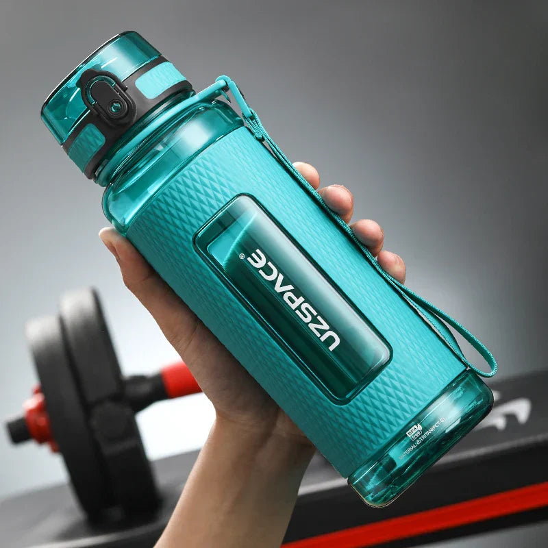 BowLift | UZSPACE Sport Water Bottles, BPA-free, portable, impact-resistant, leak-proof, large capacity, fitness water kettle, Tritan plastic drinking bottle