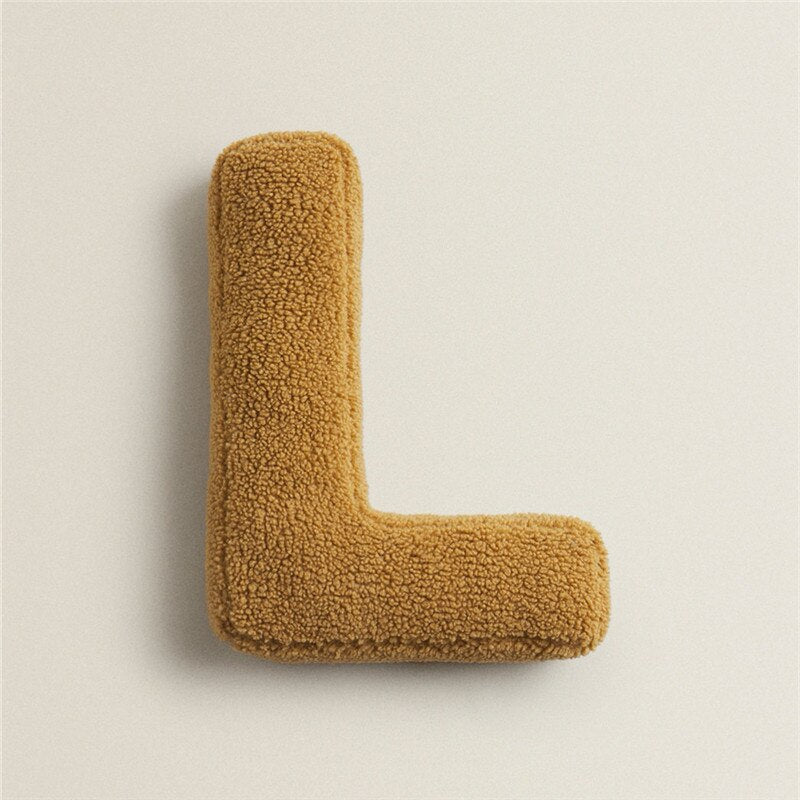BowLift | PlushLetter Pillow - Soft Letter Pillow for Bedroom and Children's Room