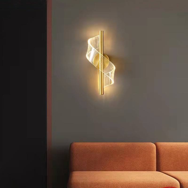 BowLift | Luxury Glass Wall Lamp with Candle Holder