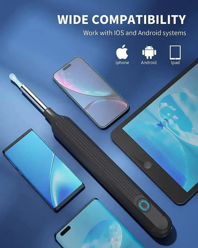 BowLift | HD Earwax Removal Spoon — Wireless Otoscope with LED Light