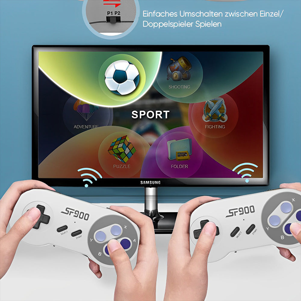 HD games console with integrated 926 games