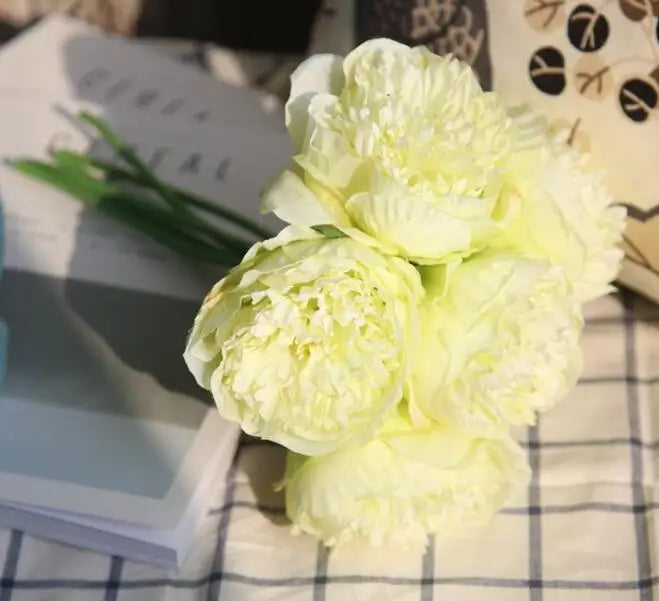 BowLift | Large Peony Silk Flower Bouquet Set