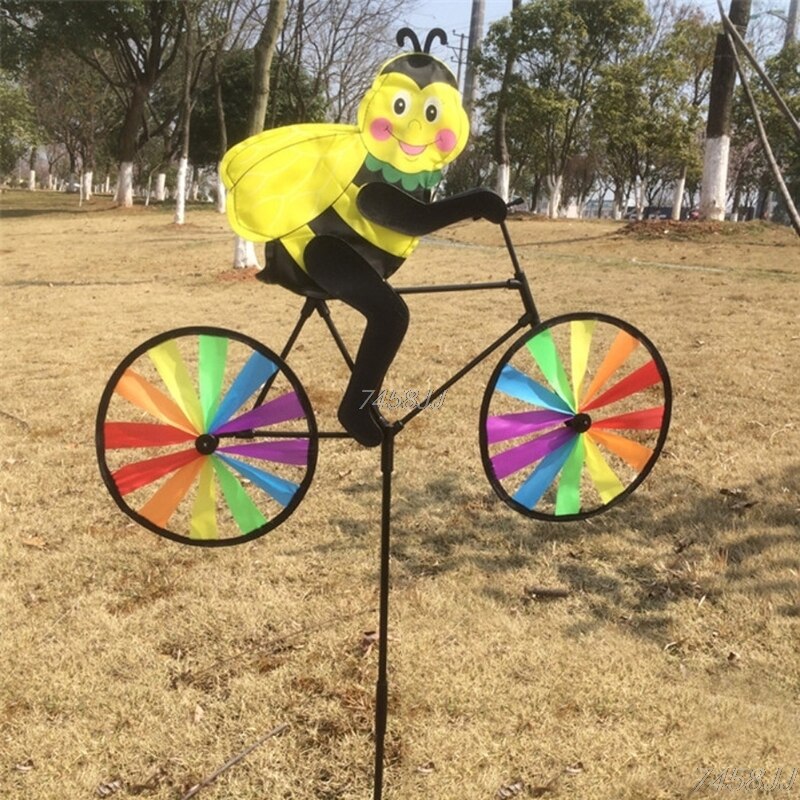 BowLift | Animal Bicycle Wind Spinner: Outdoor Decoration