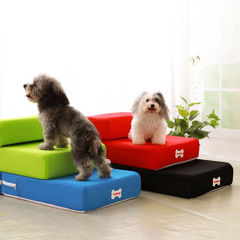 BowLift | Luxury dog steps for safe access to couch & bed