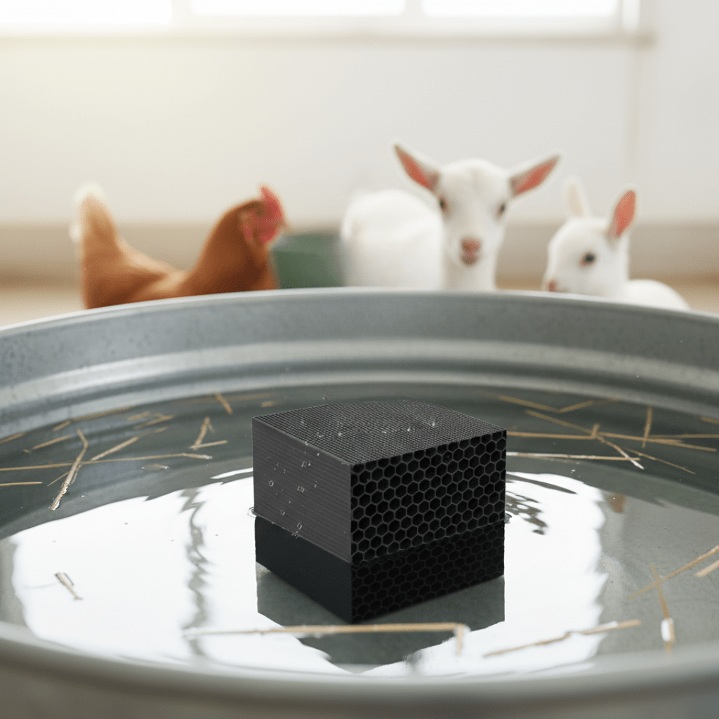 BowLift | Natural Organic Filtration Cube for Stable and Yard Water Systems