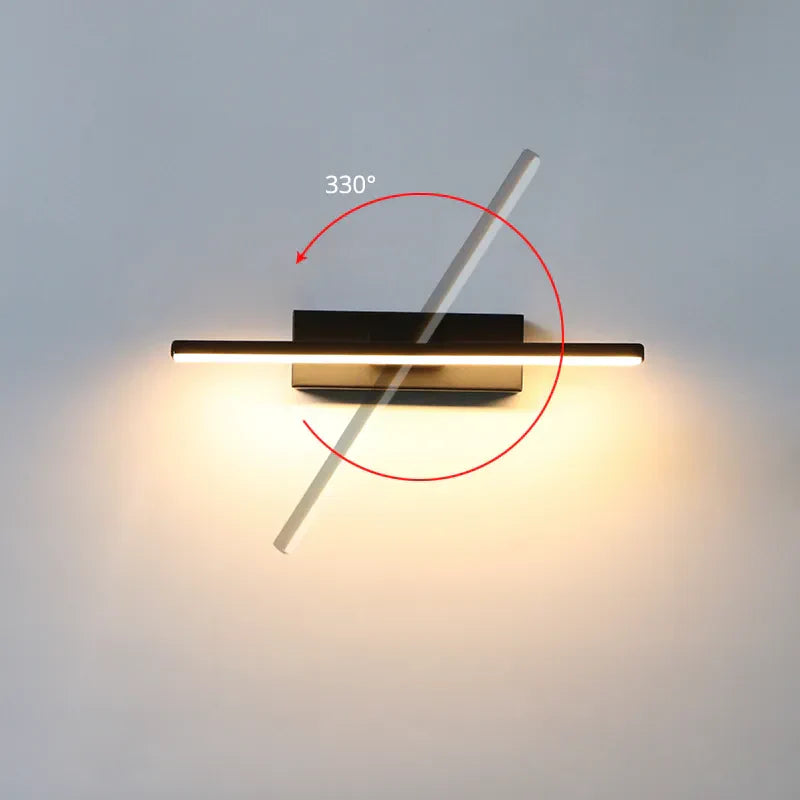 BowLift | Modern rotating bedroom bedside wall lamp - Adjustable LED wall lamp socket