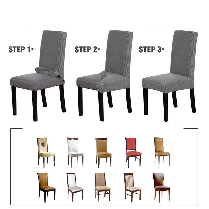 BowLift | Chair Covers - Coverly - Stretchable - Elegant (2 pieces)