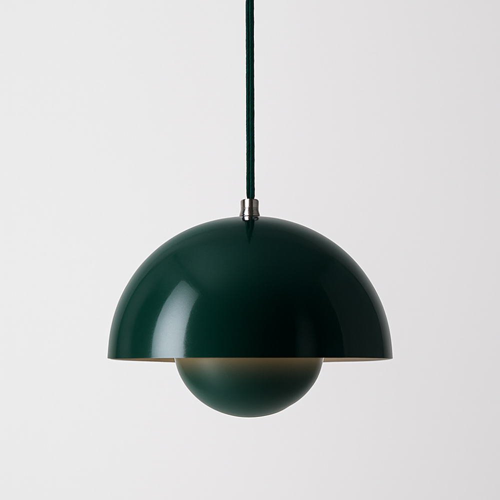 BowLift | Half-Circle Colourful Chandelier – Modern Scandinavian Ceiling Light for Dining, Living & Office