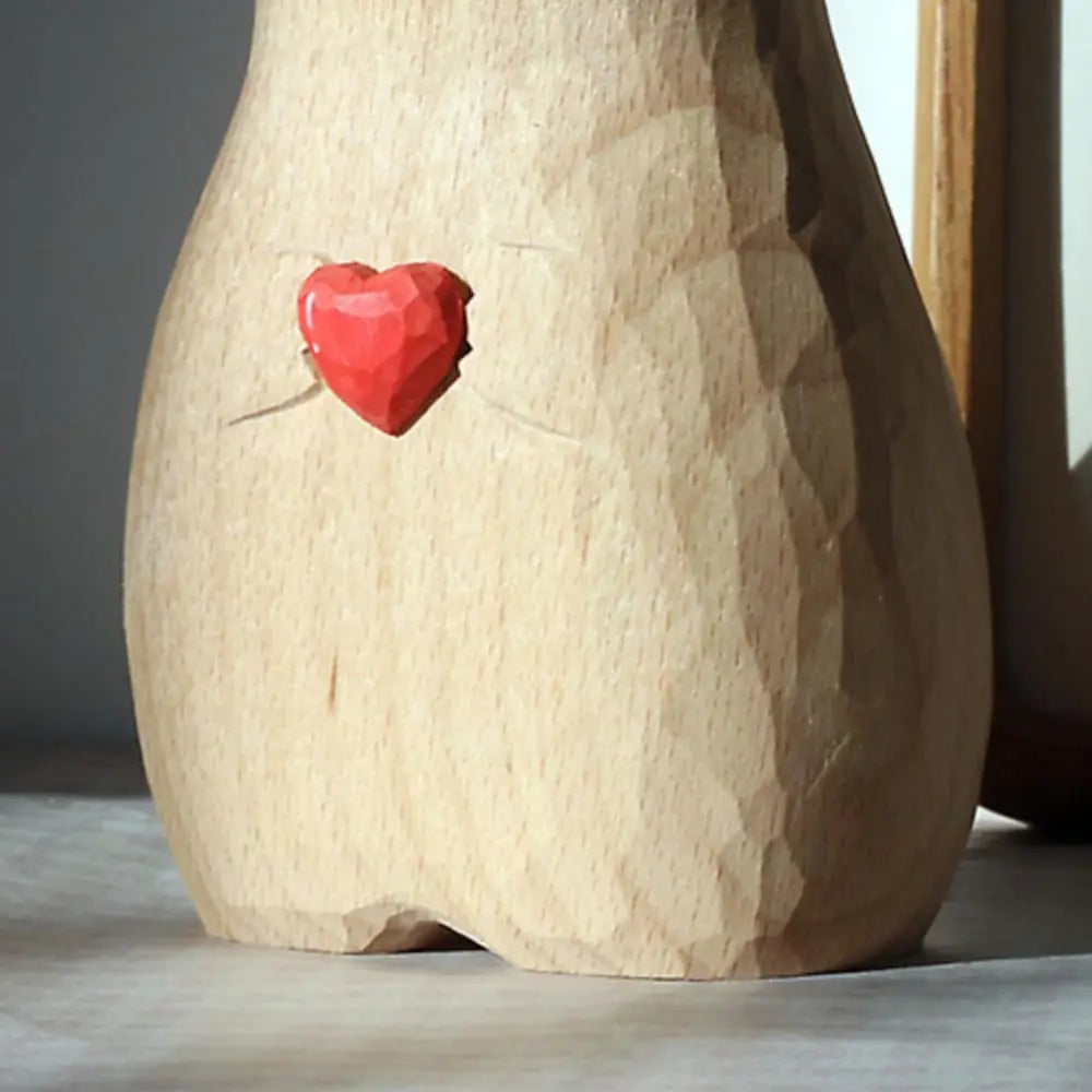 BowLift | Handmade cat vase made of wood – Unique & Eco-friendly decor