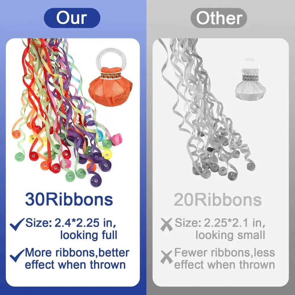BowLift | Handy Paper Streamer – Colorful Decoration without Confetti Chaos