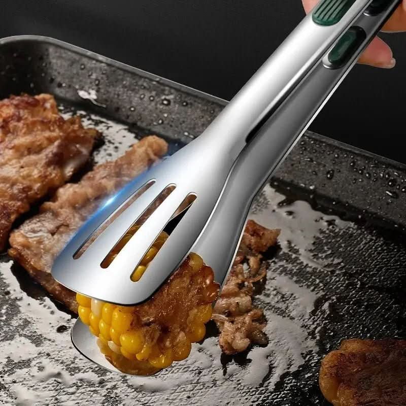 BowLift | Non-slip stainless steel tongs for meat, salad & bread
