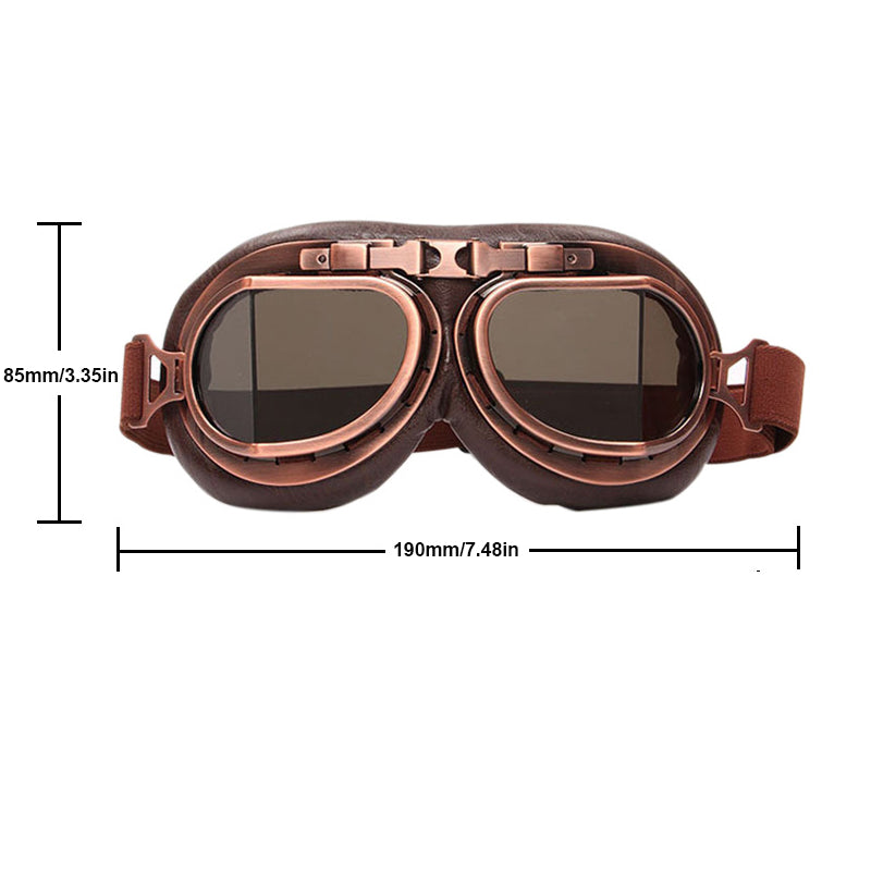 BowLift | Vintage Steampunk Motorcycle Goggles