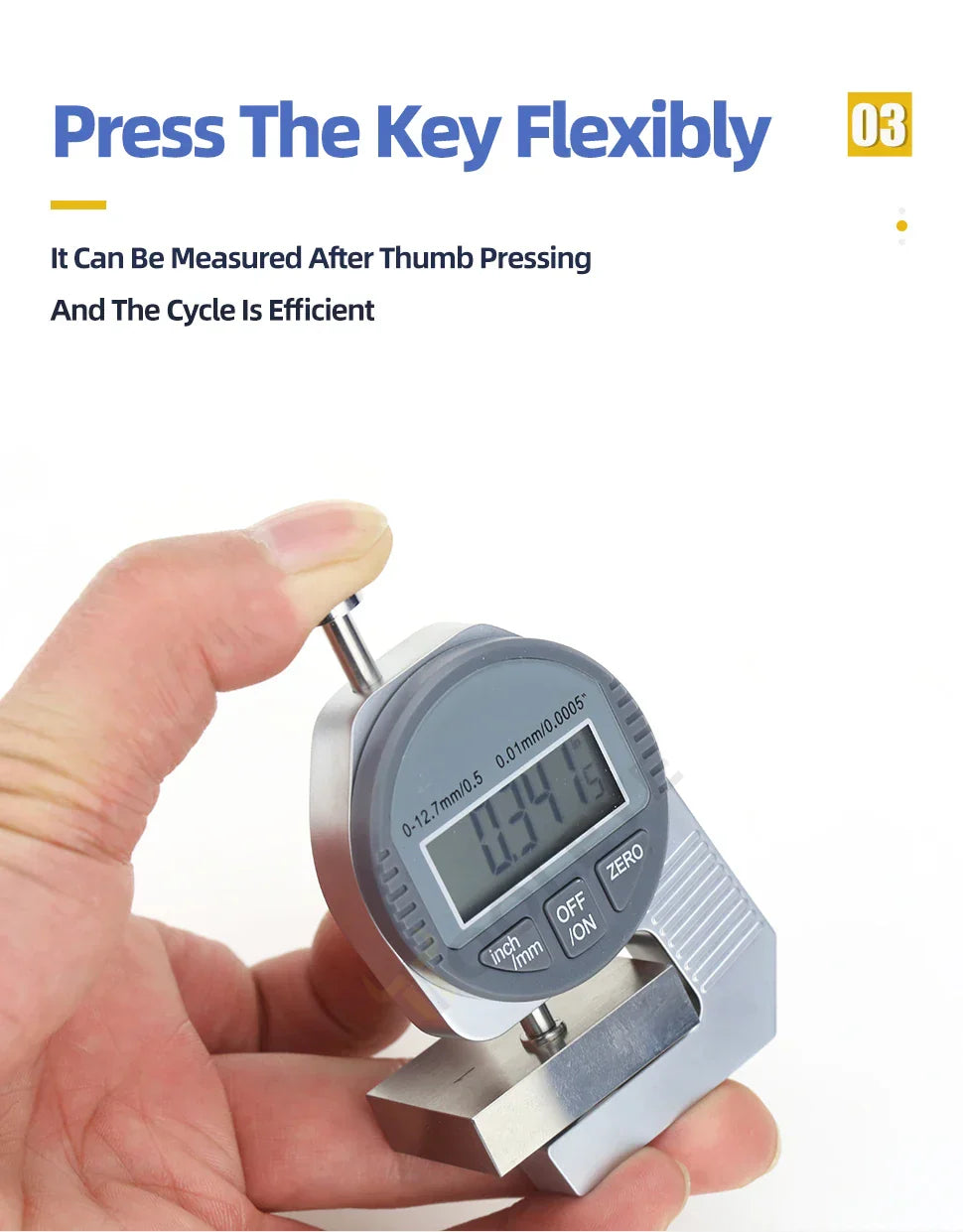 BowLift | High-Sensitivity Digital Thickness Measuring Tool