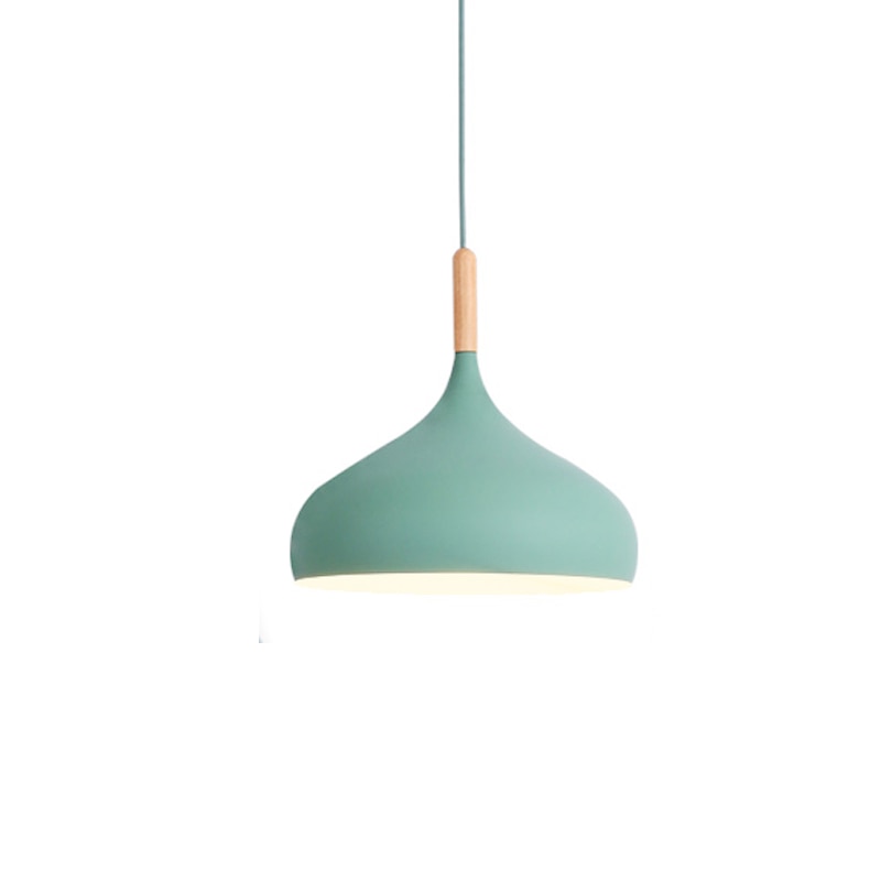 BowLift | Talon - Modern Drop-Shaped Wooden Pendant Light Scandinavian Ceiling Light