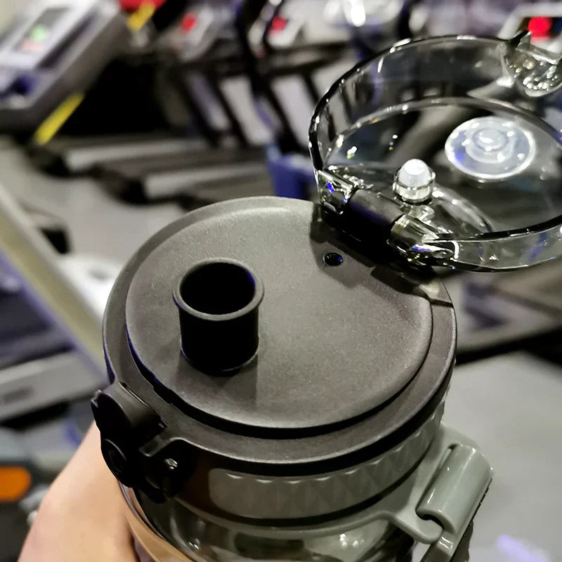 BowLift | UZSPACE Sport Water Bottles, BPA-free, portable, impact-resistant, leak-proof, large capacity, fitness water kettle, Tritan plastic drinking bottle