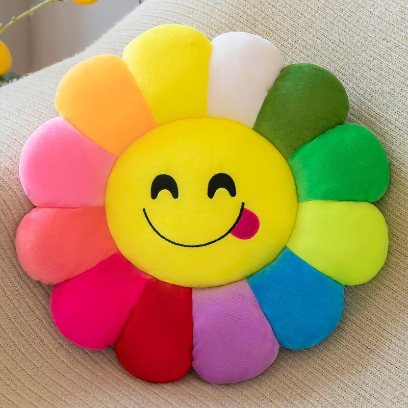 BowLift | Colorful Sunflower Plush Comfort Seat Cushion