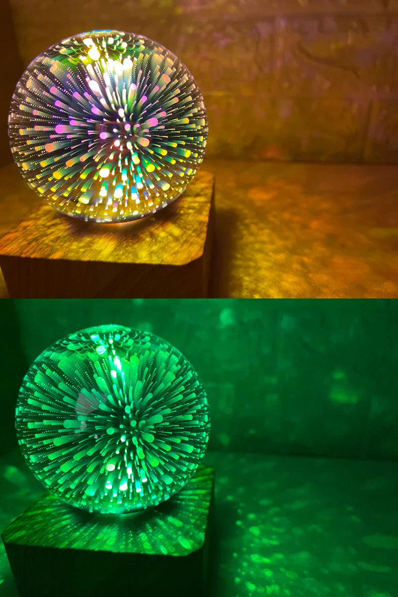 BowLift | Night Light Starry Sky Star Heart Colorful Atmosphere Multiple USB Table Desk Lamp Ball Home Bedroom Decoration Christmas Gift