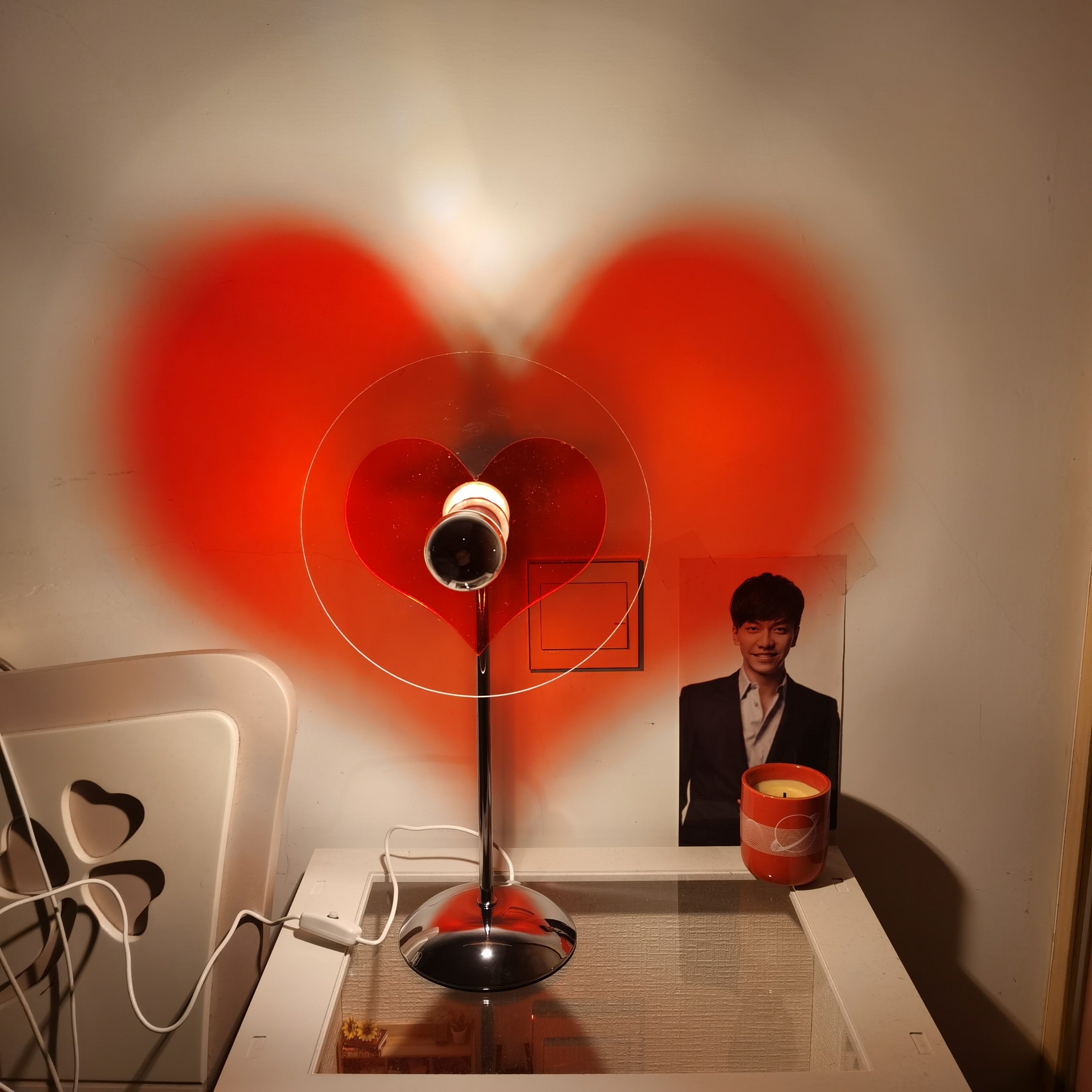 BowLift | LoveGlow – Elegant Table Lamp with Rechargeable LED