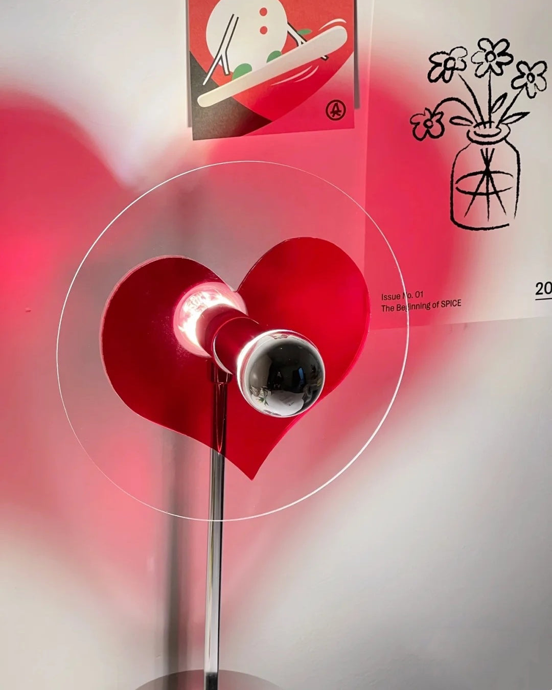 BowLift | LoveGlow – Elegant Table Lamp with Rechargeable LED