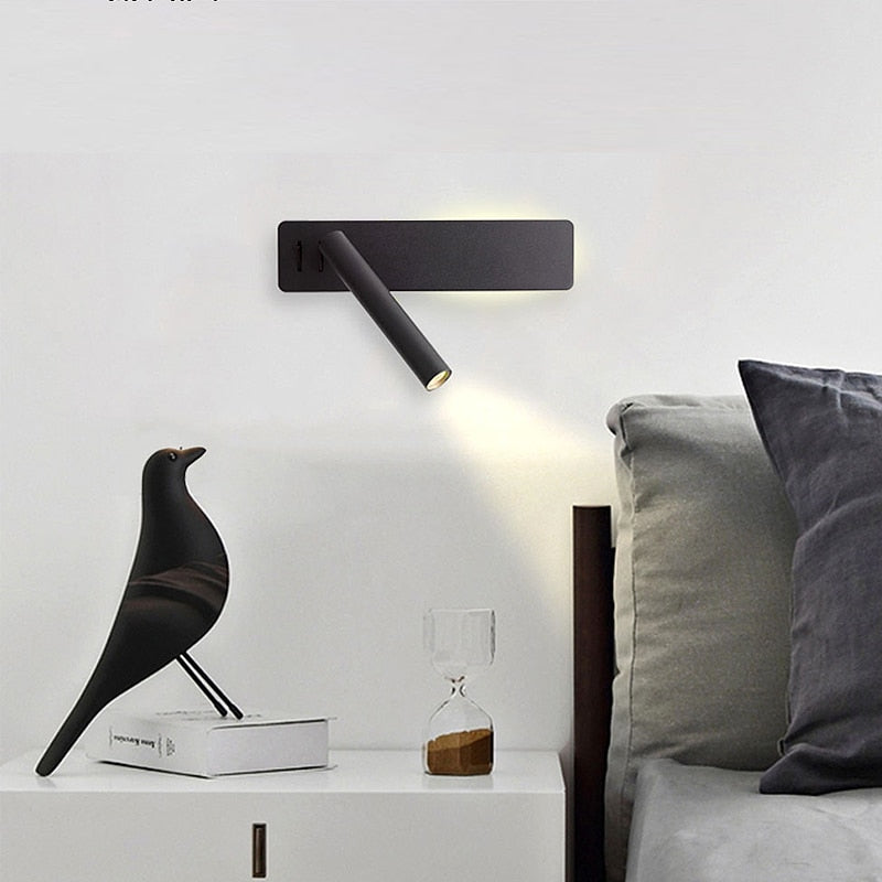 BowLift | Rotatable LED Reading Wall Light for the Bed