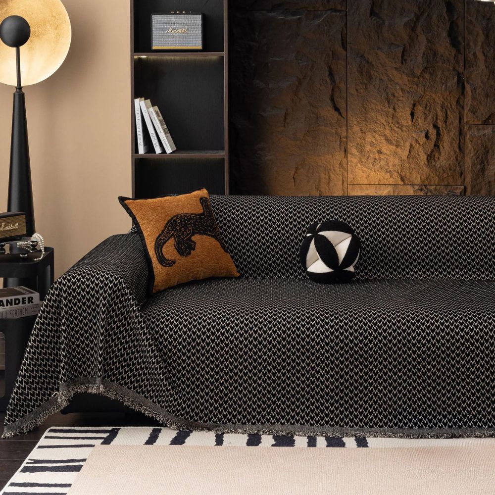 BowLift | Heritage Zigzag Sofa Cover