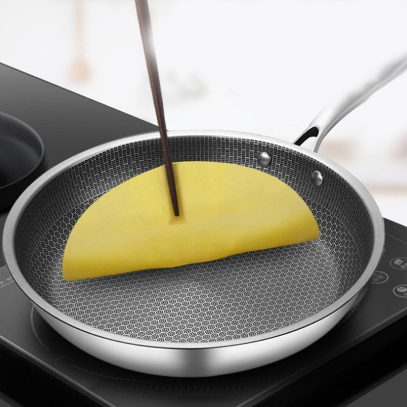BowLift | KitchenPro | Non-stick stainless steel frying pan