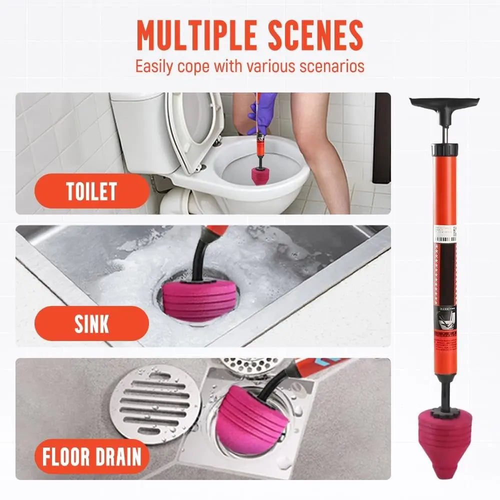 BowLift | High Pressure Drain Cleaner for Toilet Clogs