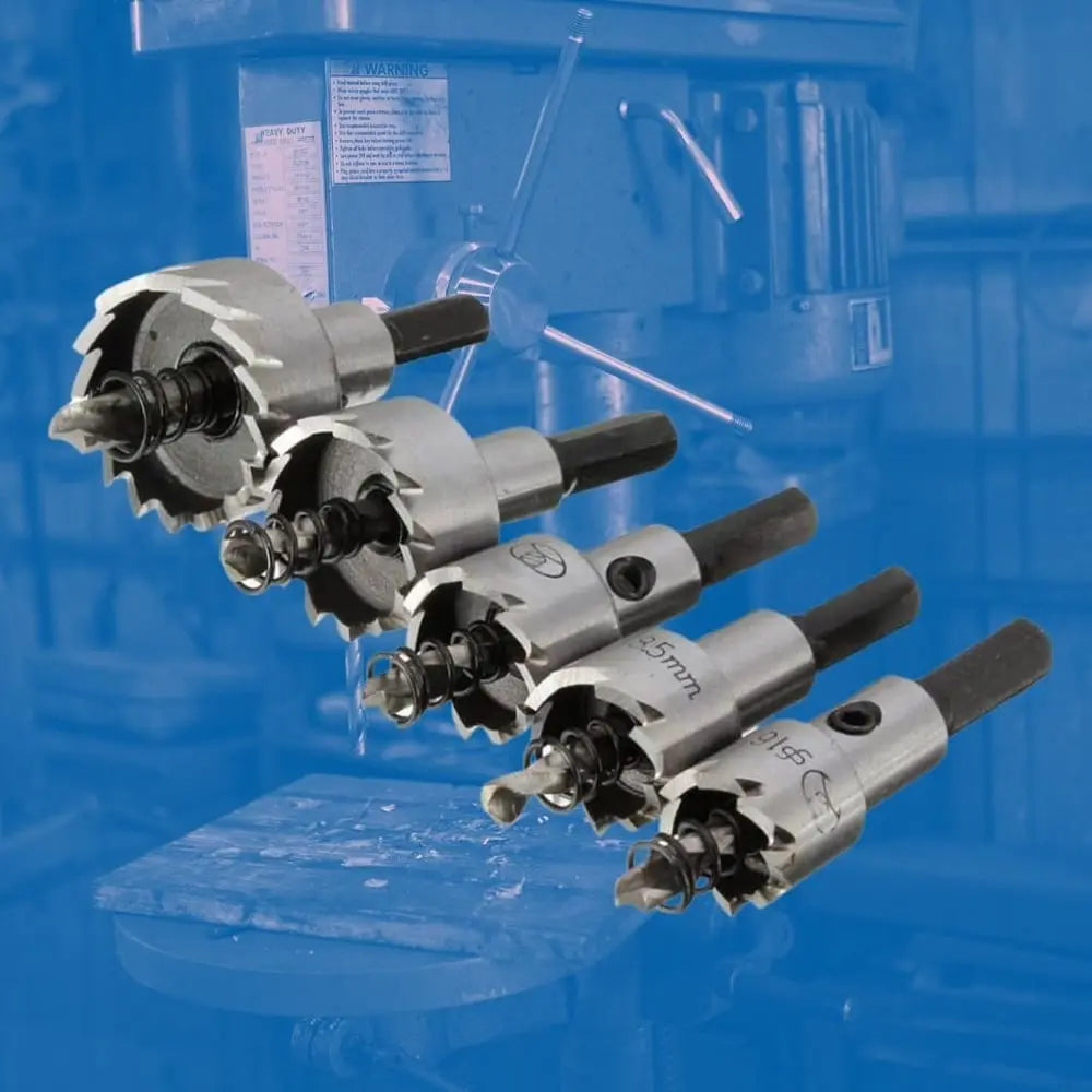 BowLift | High-Performance Carbide Core Drill Bit Set for Metal (5 Pieces)