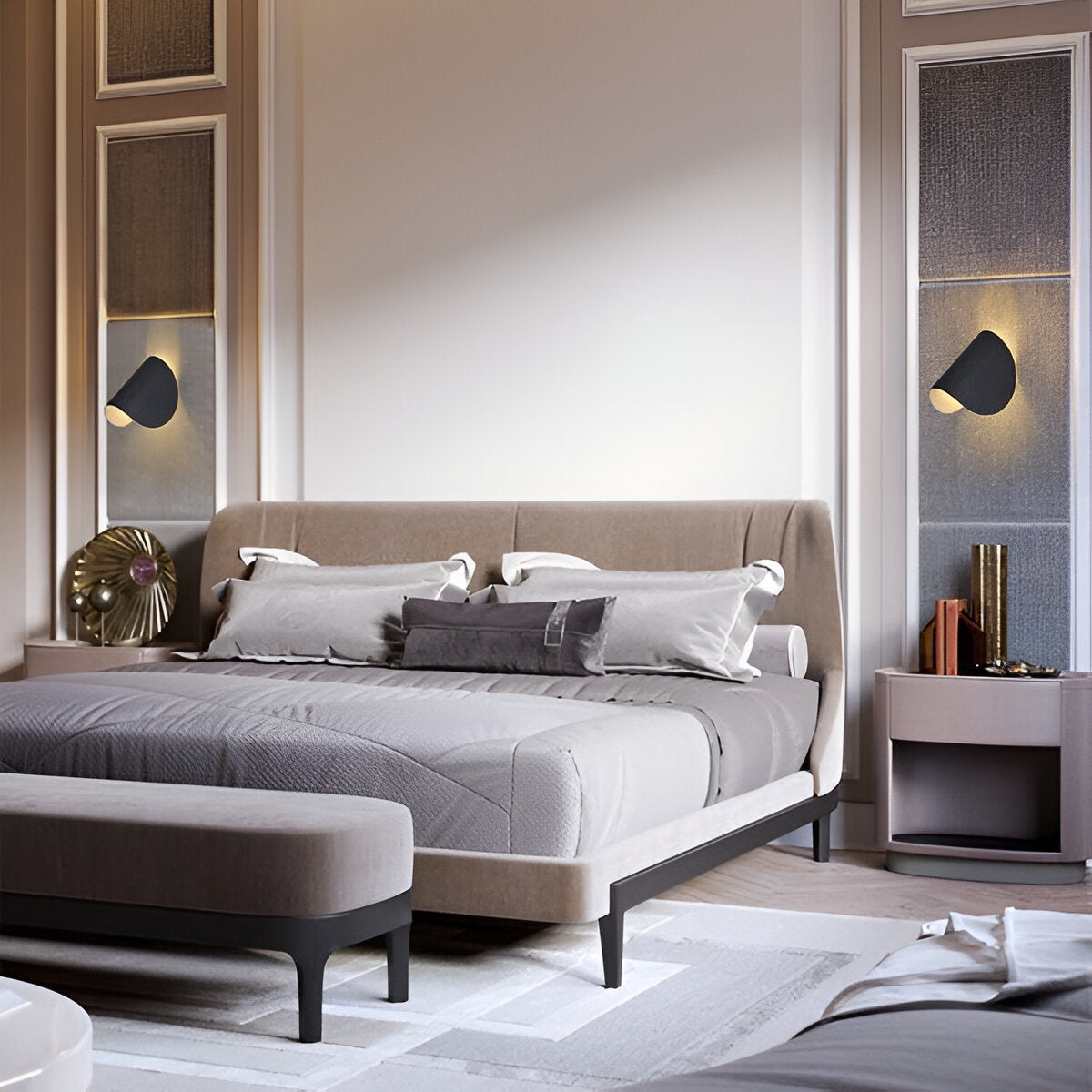 BowLift | Twist Wall Lamp - Rotatable Metal Wall Light - Curve Wall Sconce