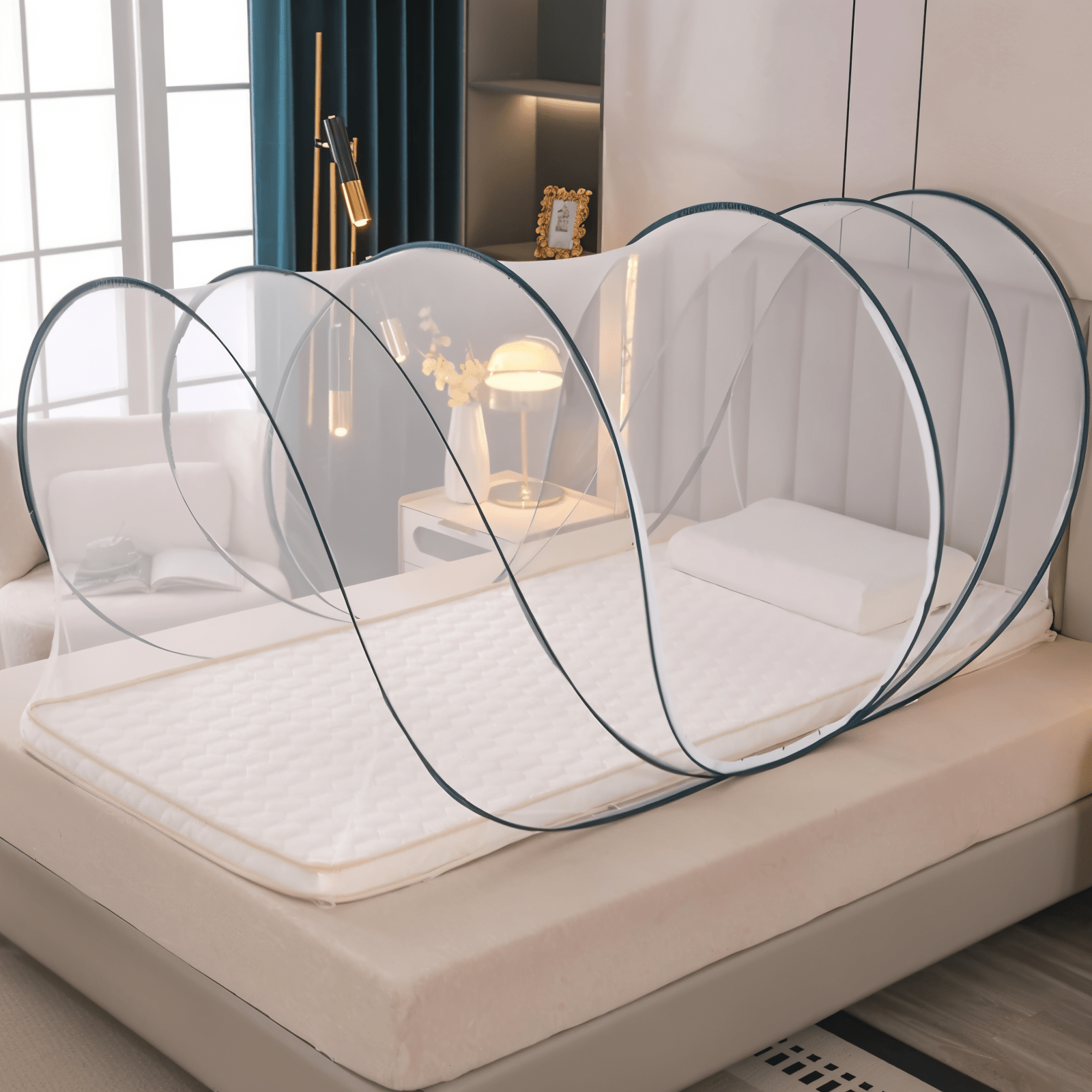 BowLift | Foldable round mosquito net with fine mesh