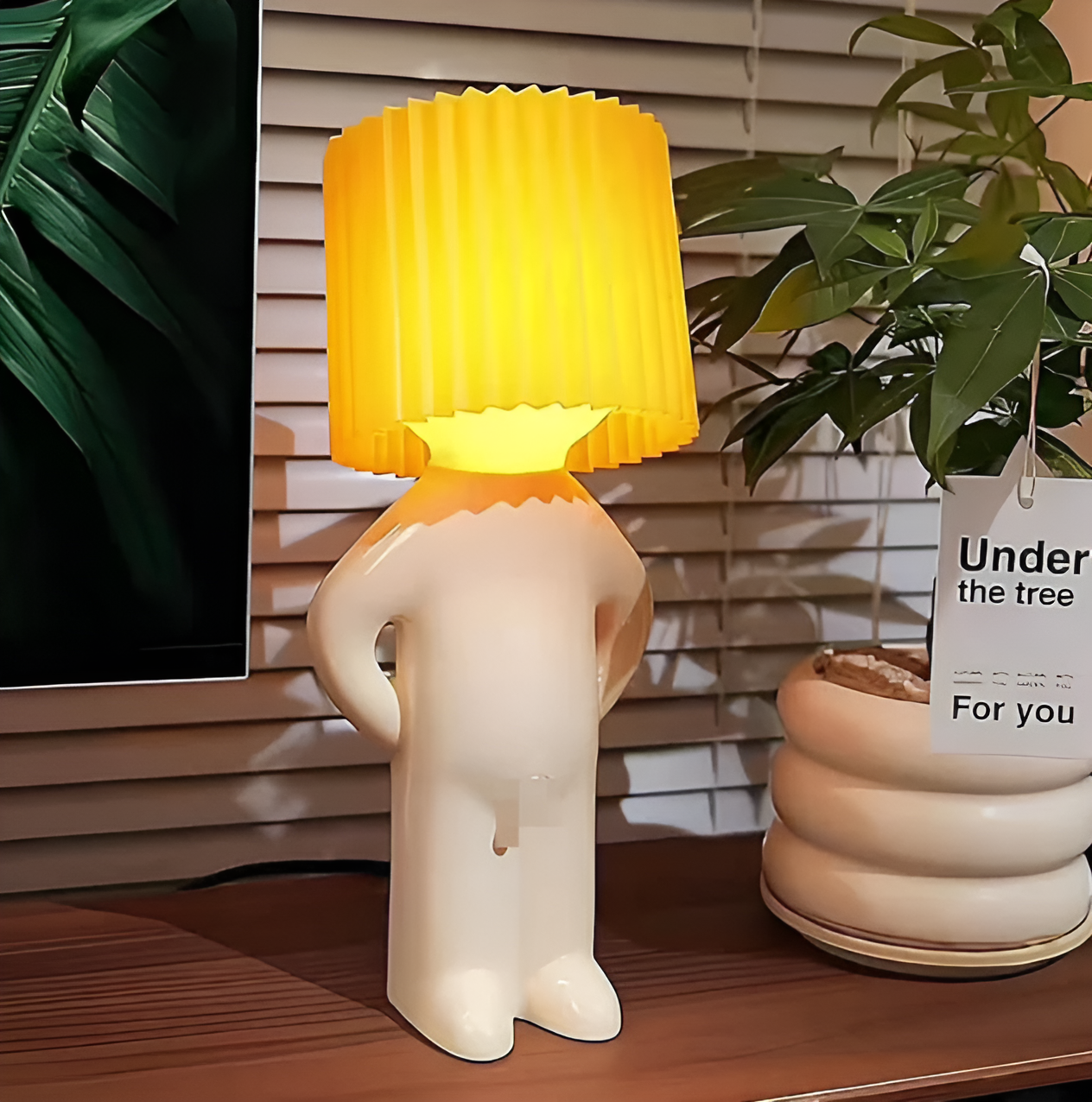 BowLift | Table lamp - Creative little Shy Boy LED lamp