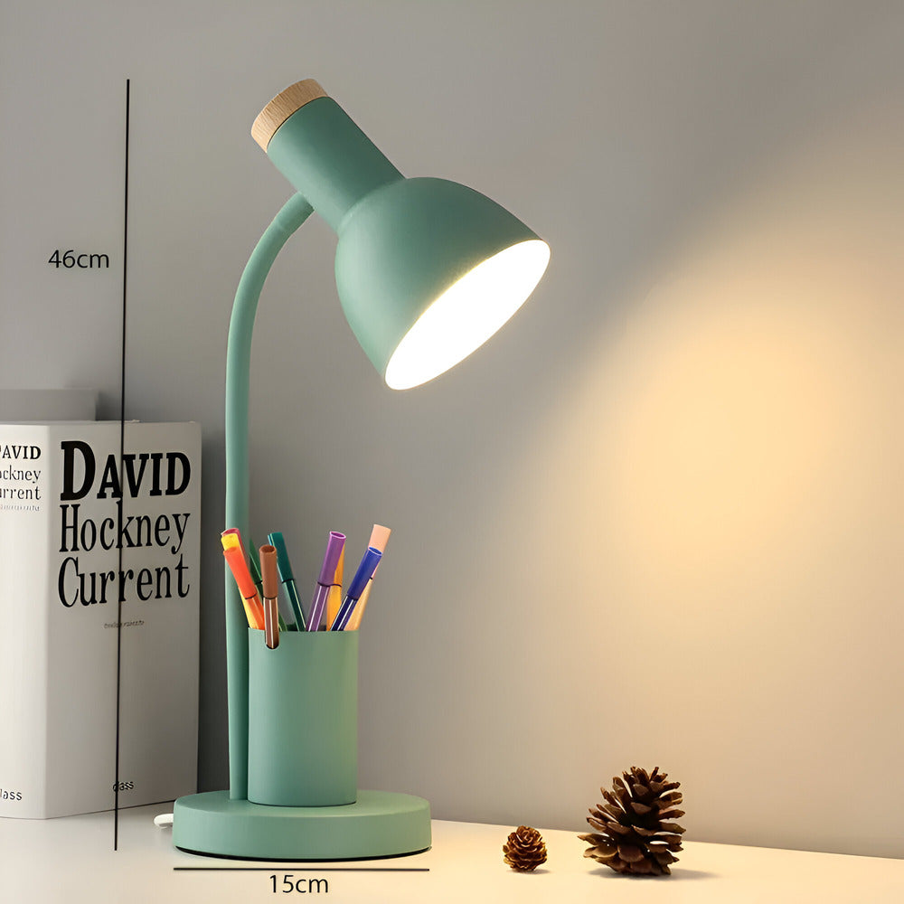 BowLift | Modern LED Table Lamp with Pen Holder