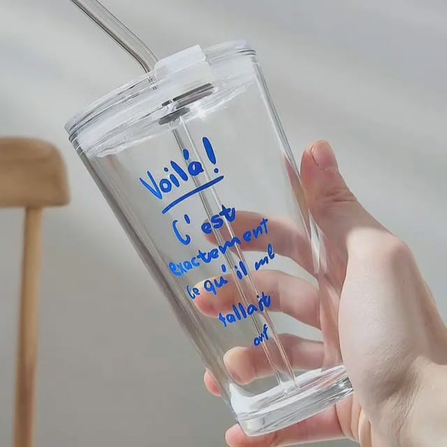BowLift | Round Transparent Borosilicate Drinking Tumbler