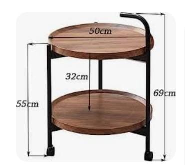BowLift | Trolley cart / double-layer side table
