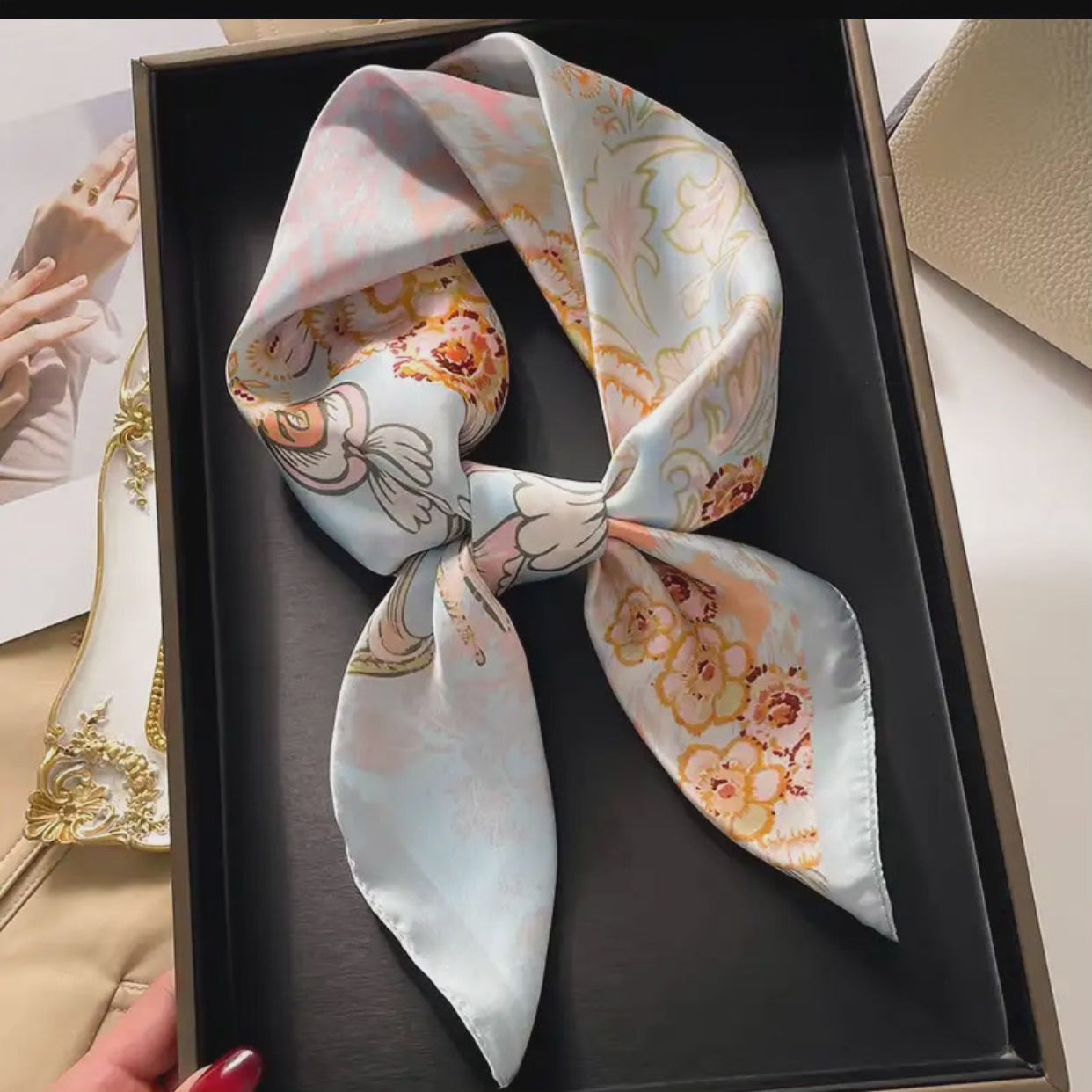 BowLift | Silk Square Scarf