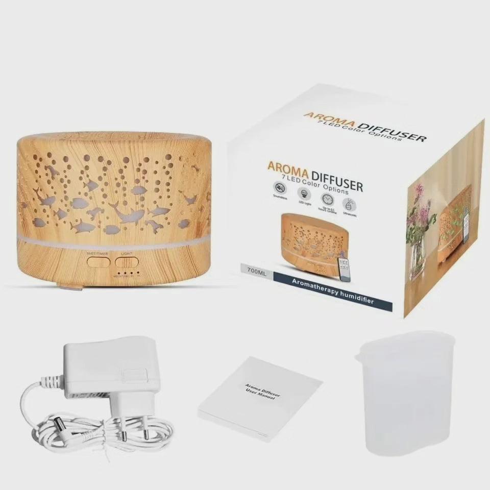 BowLift | Ultrasonic Aroma Diffuser Humidifier with Remote Control